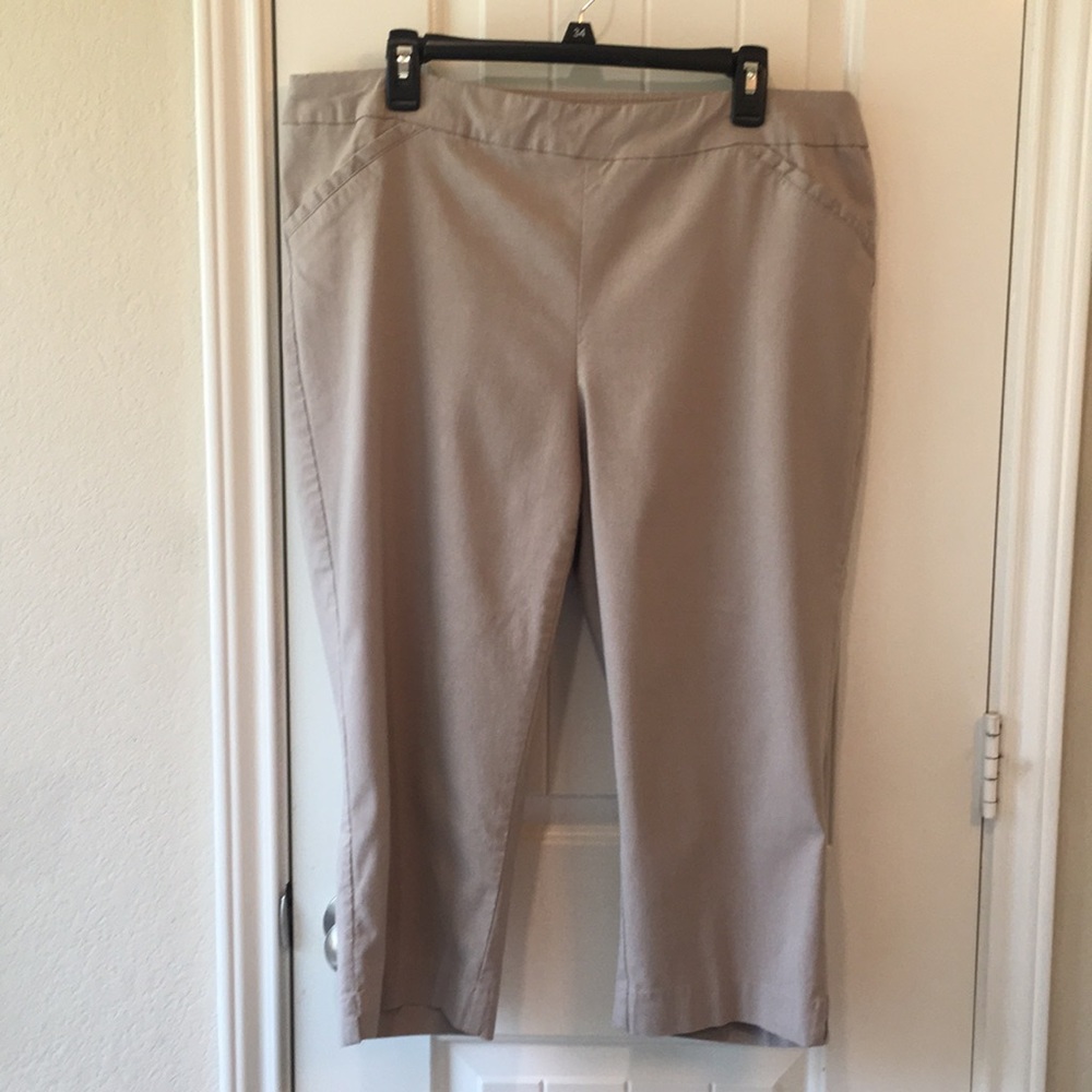 Briggs khaki capris